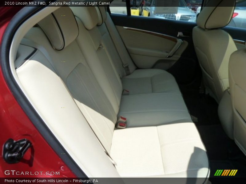 Sangria Red Metallic / Light Camel 2010 Lincoln MKZ FWD