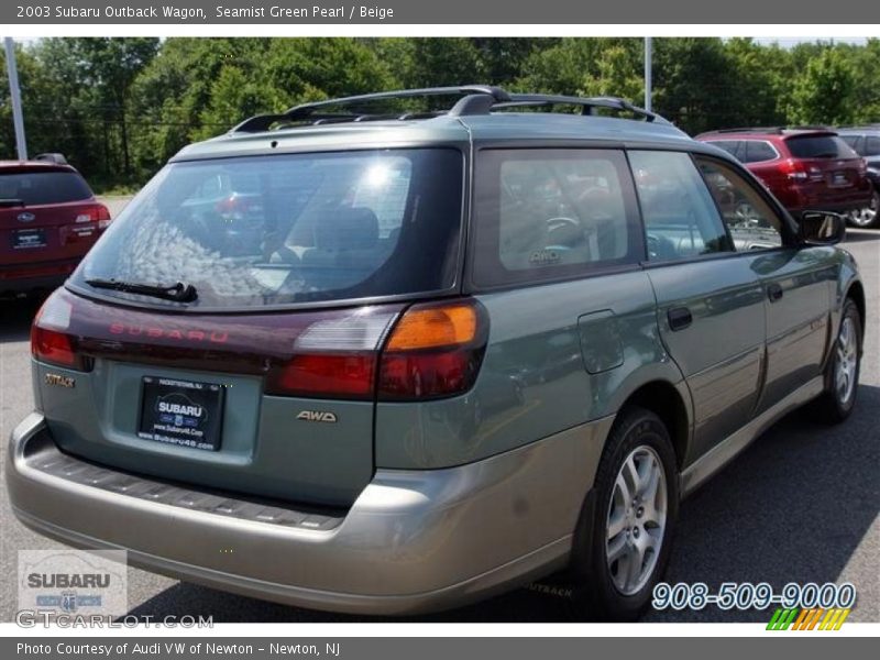 Seamist Green Pearl / Beige 2003 Subaru Outback Wagon