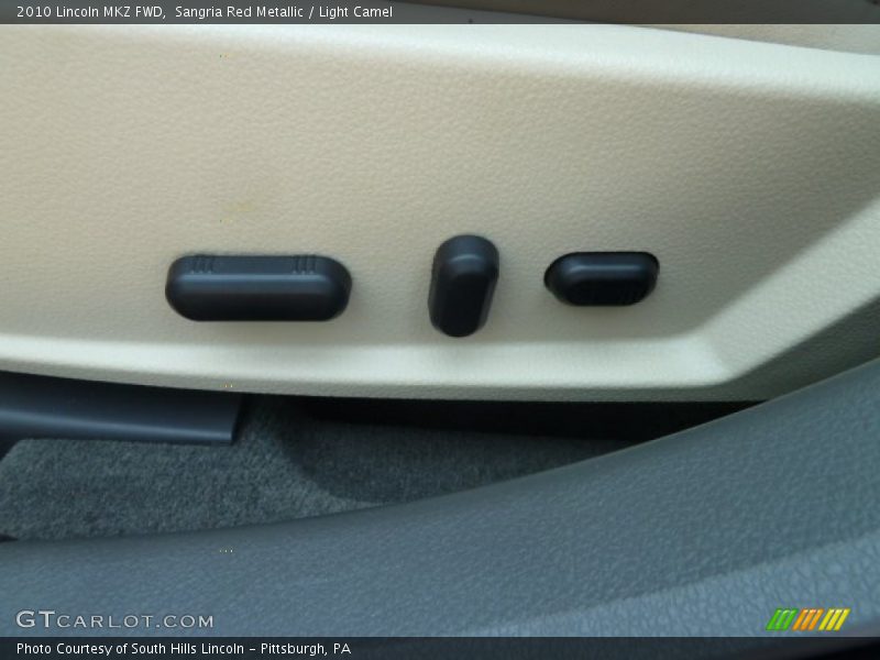 Sangria Red Metallic / Light Camel 2010 Lincoln MKZ FWD