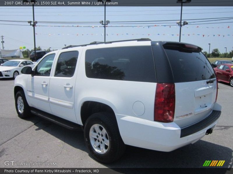 Summit White / Light Titanium 2007 GMC Yukon XL 1500 SLE 4x4