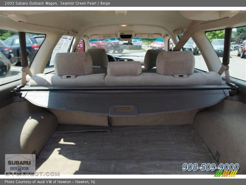 Seamist Green Pearl / Beige 2003 Subaru Outback Wagon