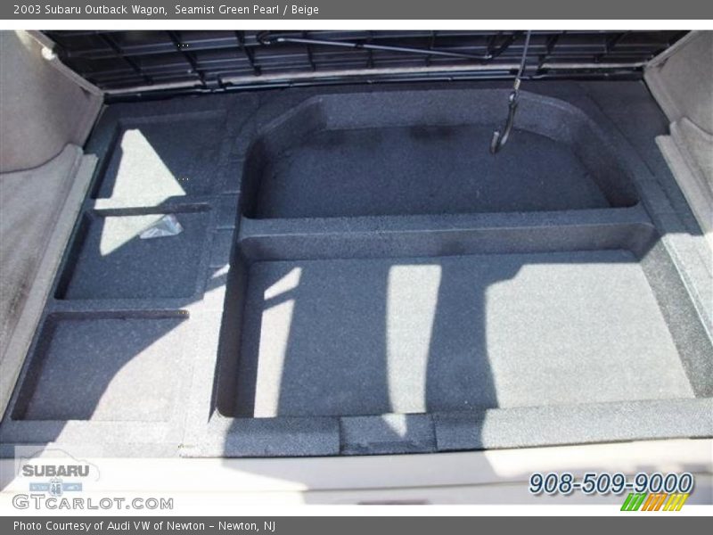 Seamist Green Pearl / Beige 2003 Subaru Outback Wagon