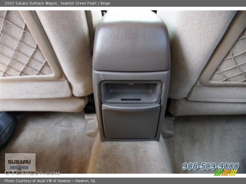 Seamist Green Pearl / Beige 2003 Subaru Outback Wagon