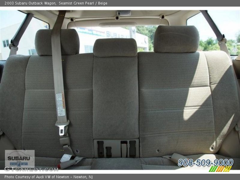 Seamist Green Pearl / Beige 2003 Subaru Outback Wagon