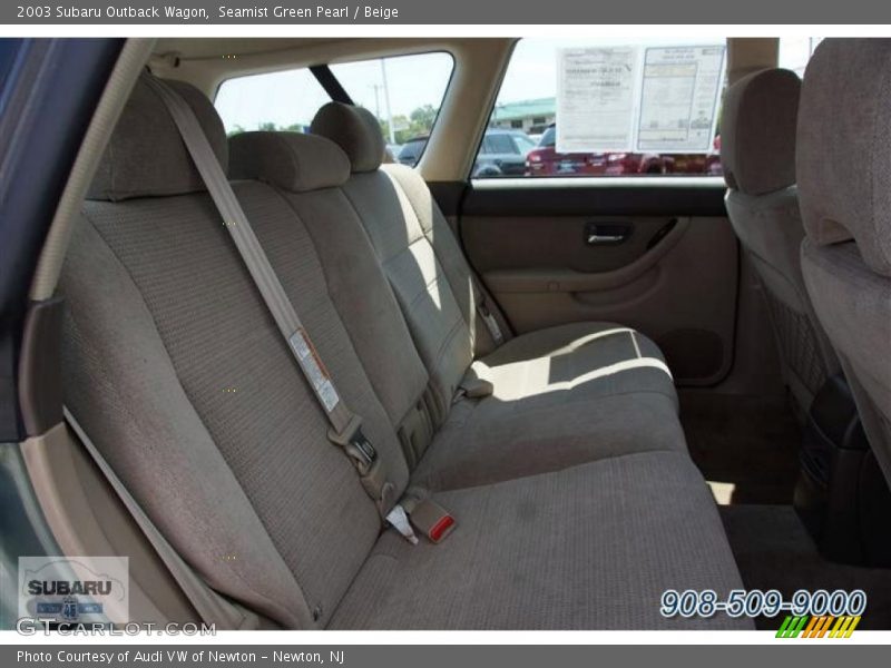 Seamist Green Pearl / Beige 2003 Subaru Outback Wagon