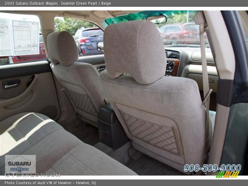 Seamist Green Pearl / Beige 2003 Subaru Outback Wagon