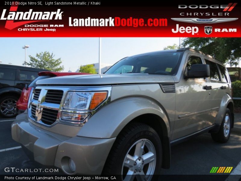 Light Sandstone Metallic / Khaki 2010 Dodge Nitro SE