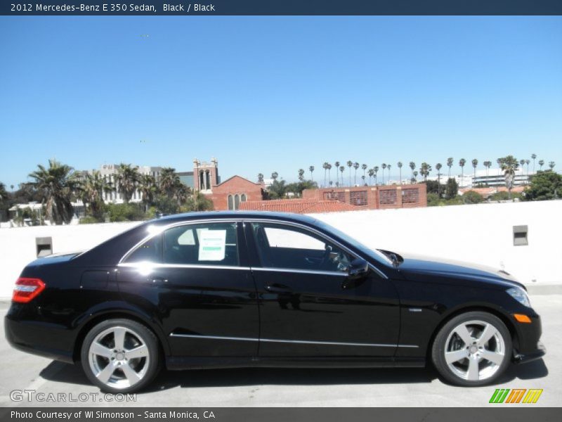 Black / Black 2012 Mercedes-Benz E 350 Sedan