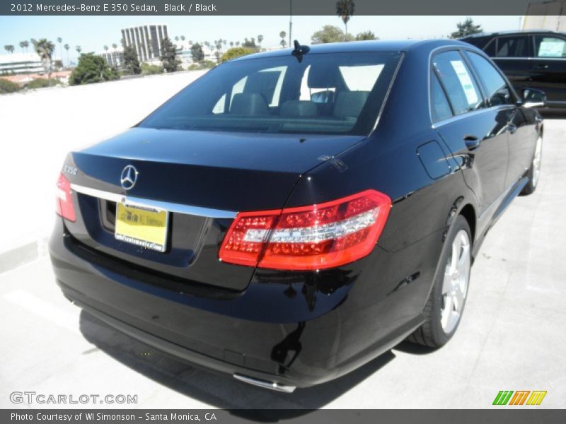 Black / Black 2012 Mercedes-Benz E 350 Sedan