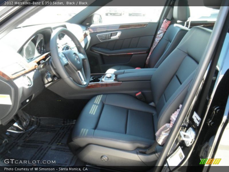 Black / Black 2012 Mercedes-Benz E 350 Sedan