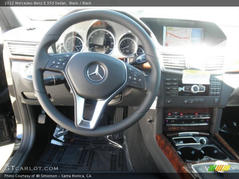 Black / Black 2012 Mercedes-Benz E 350 Sedan