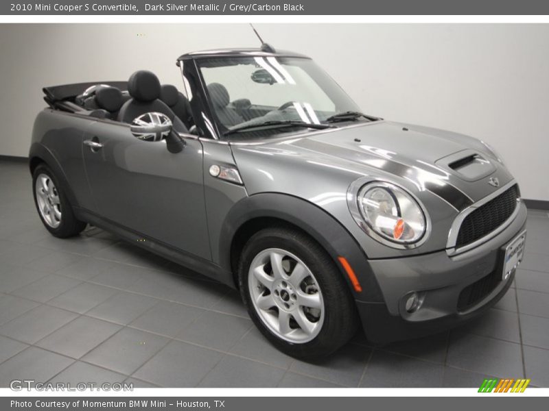 Dark Silver Metallic / Grey/Carbon Black 2010 Mini Cooper S Convertible