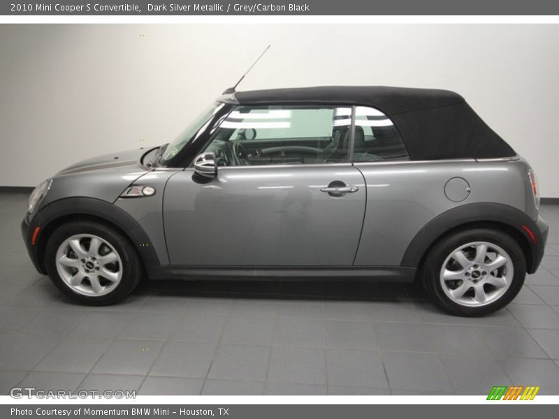 Dark Silver Metallic / Grey/Carbon Black 2010 Mini Cooper S Convertible