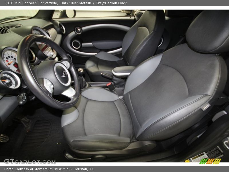 Dark Silver Metallic / Grey/Carbon Black 2010 Mini Cooper S Convertible