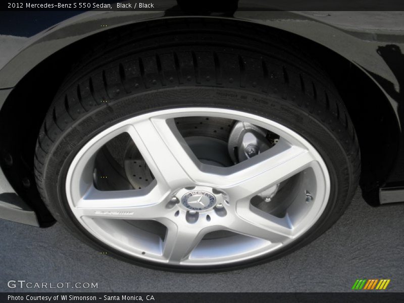 Black / Black 2012 Mercedes-Benz S 550 Sedan
