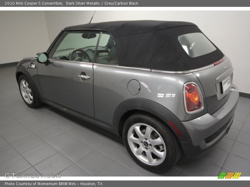 Dark Silver Metallic / Grey/Carbon Black 2010 Mini Cooper S Convertible