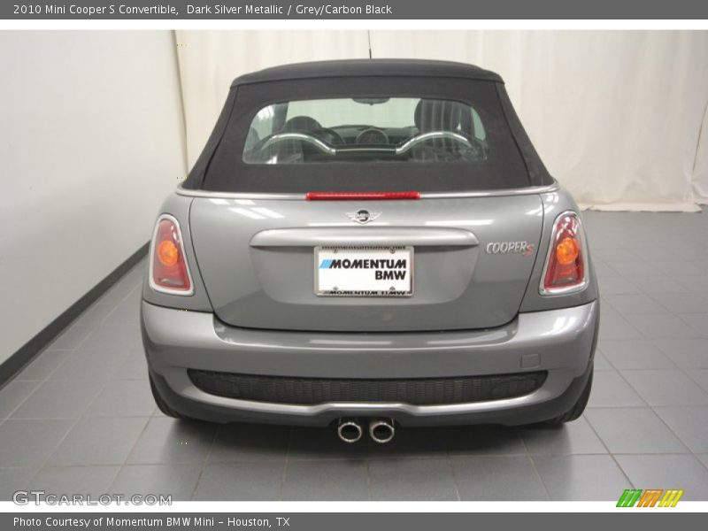 Dark Silver Metallic / Grey/Carbon Black 2010 Mini Cooper S Convertible