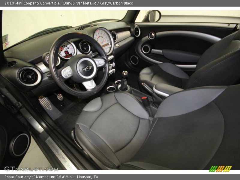 Dark Silver Metallic / Grey/Carbon Black 2010 Mini Cooper S Convertible