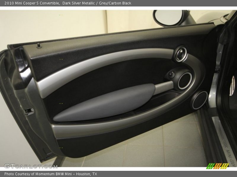 Dark Silver Metallic / Grey/Carbon Black 2010 Mini Cooper S Convertible