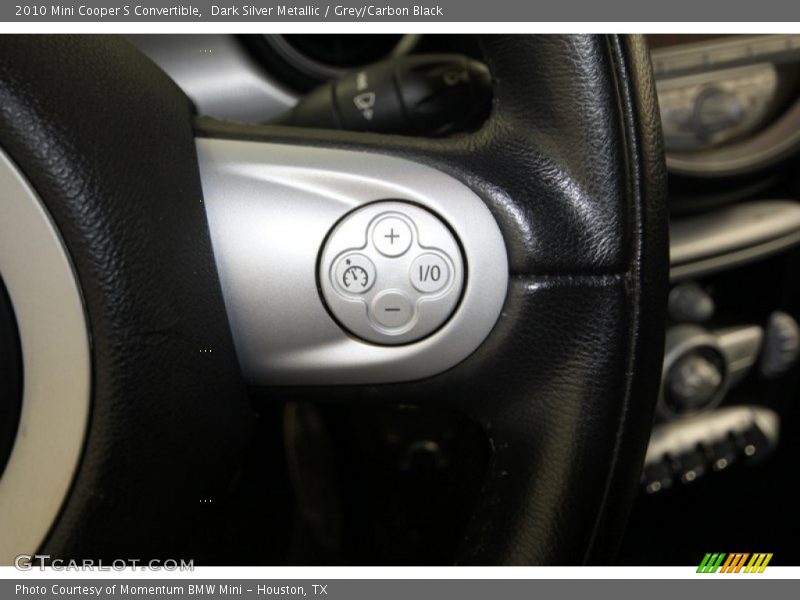 Dark Silver Metallic / Grey/Carbon Black 2010 Mini Cooper S Convertible