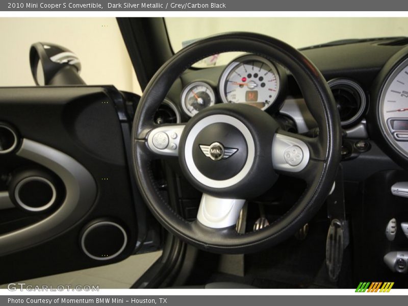 Dark Silver Metallic / Grey/Carbon Black 2010 Mini Cooper S Convertible