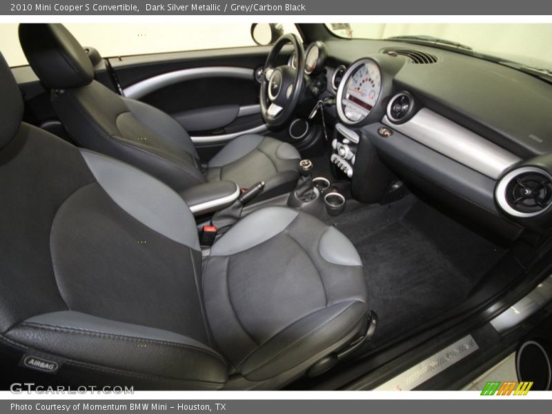 Dark Silver Metallic / Grey/Carbon Black 2010 Mini Cooper S Convertible