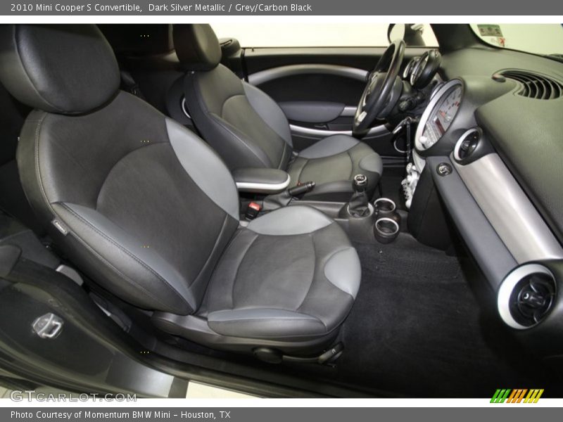 Dark Silver Metallic / Grey/Carbon Black 2010 Mini Cooper S Convertible