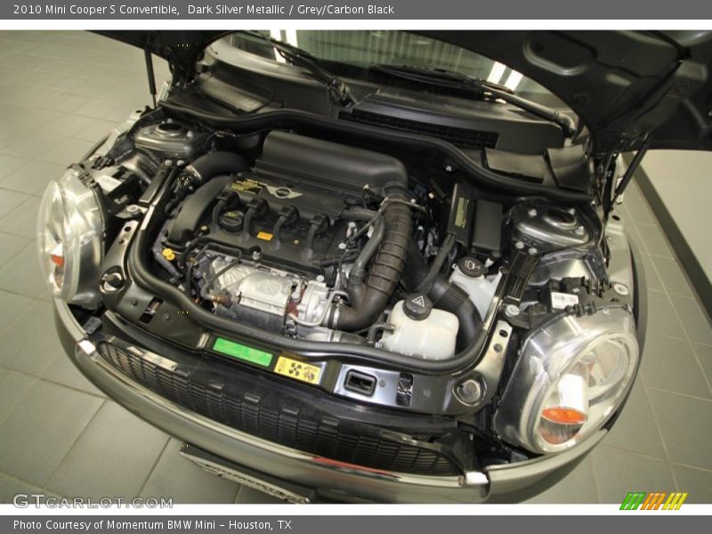 Dark Silver Metallic / Grey/Carbon Black 2010 Mini Cooper S Convertible