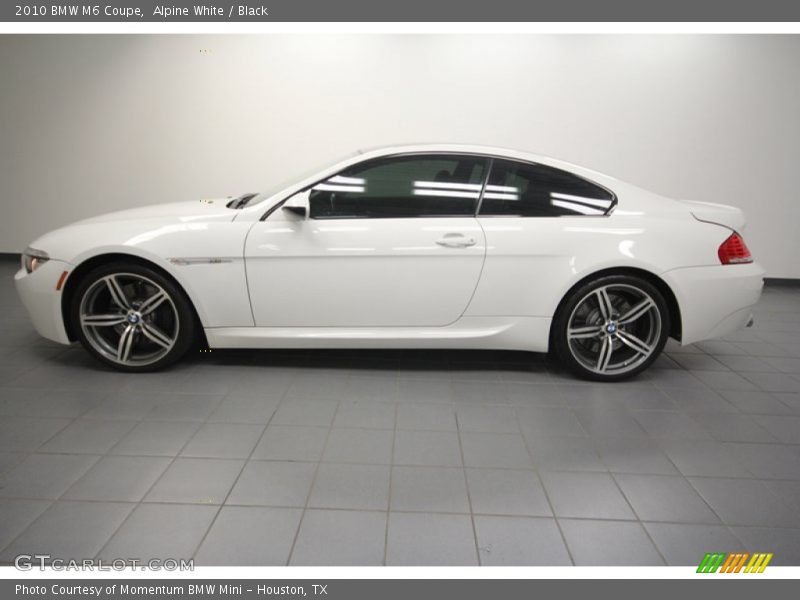  2010 M6 Coupe Alpine White