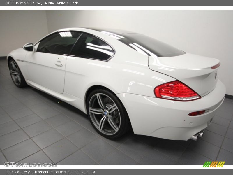  2010 M6 Coupe Alpine White