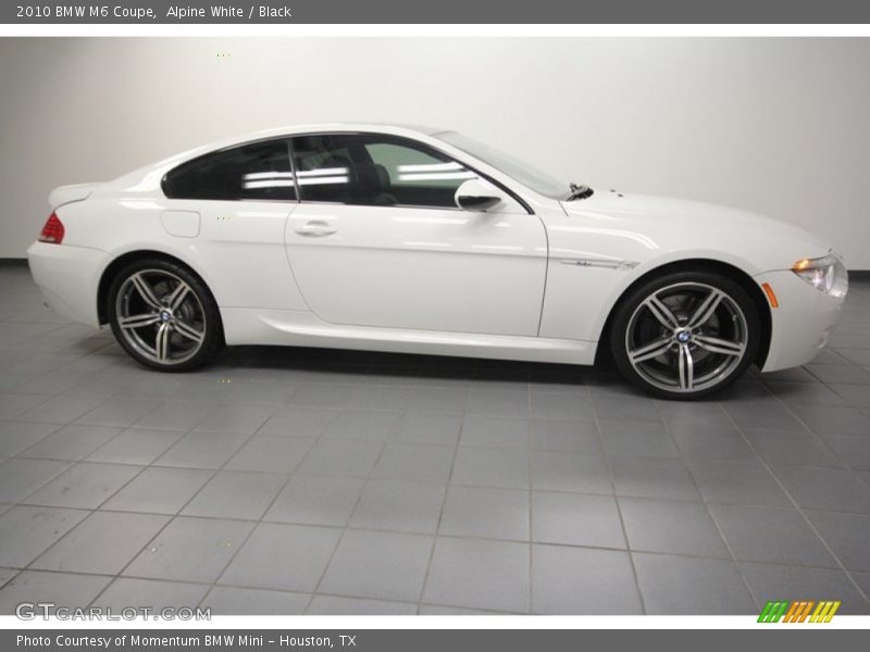  2010 M6 Coupe Alpine White