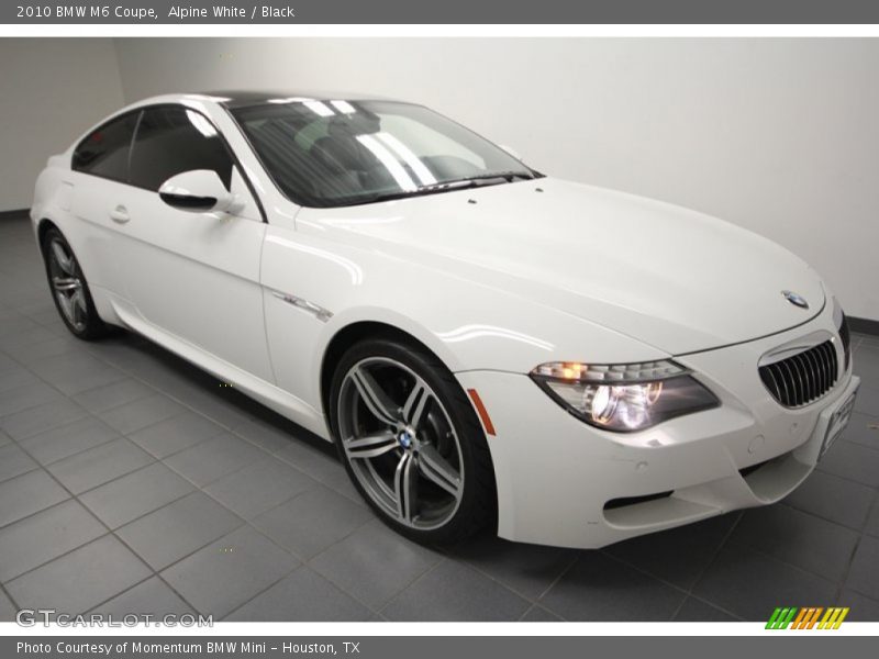 Alpine White / Black 2010 BMW M6 Coupe