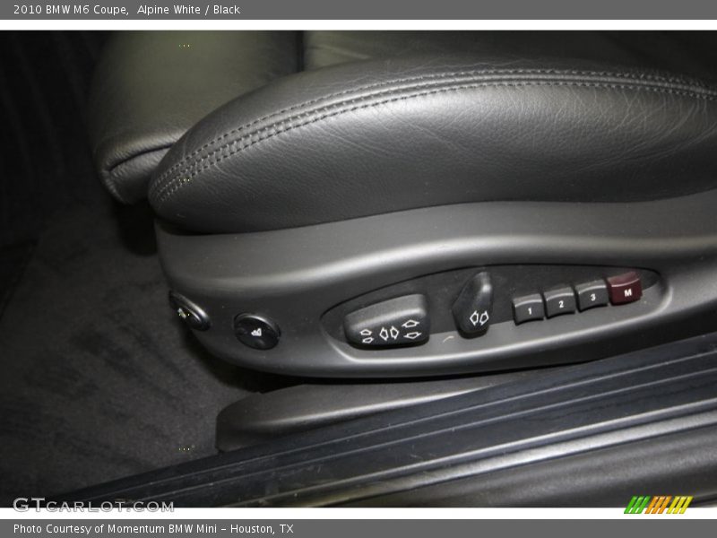 Alpine White / Black 2010 BMW M6 Coupe