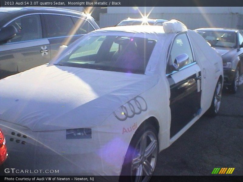 Moonlight Blue Metallic / Black 2013 Audi S4 3.0T quattro Sedan