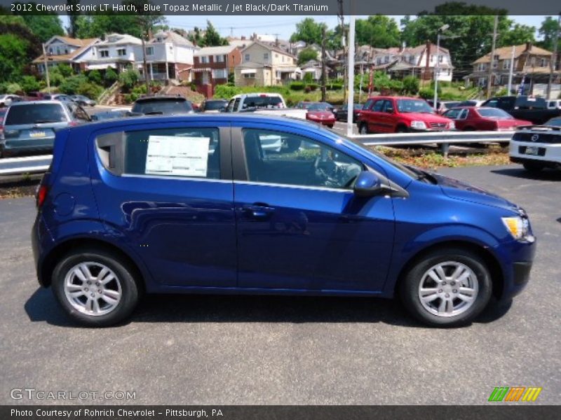 2012 Sonic LT Hatch Blue Topaz Metallic