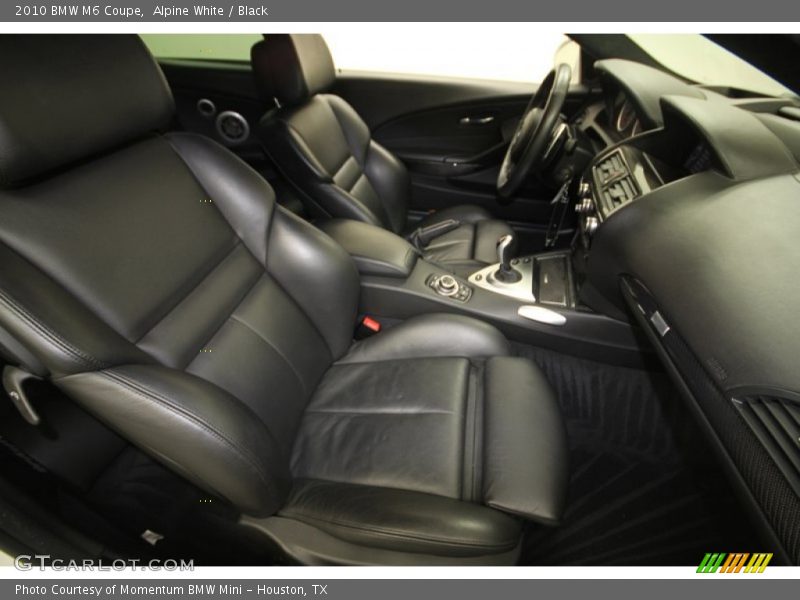 Alpine White / Black 2010 BMW M6 Coupe