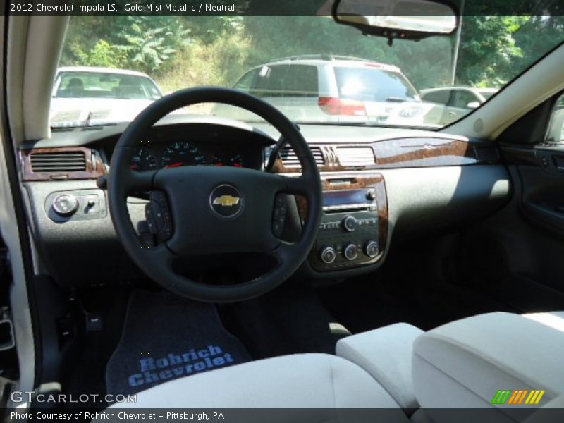 Gold Mist Metallic / Neutral 2012 Chevrolet Impala LS