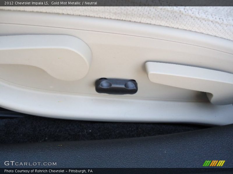 Gold Mist Metallic / Neutral 2012 Chevrolet Impala LS
