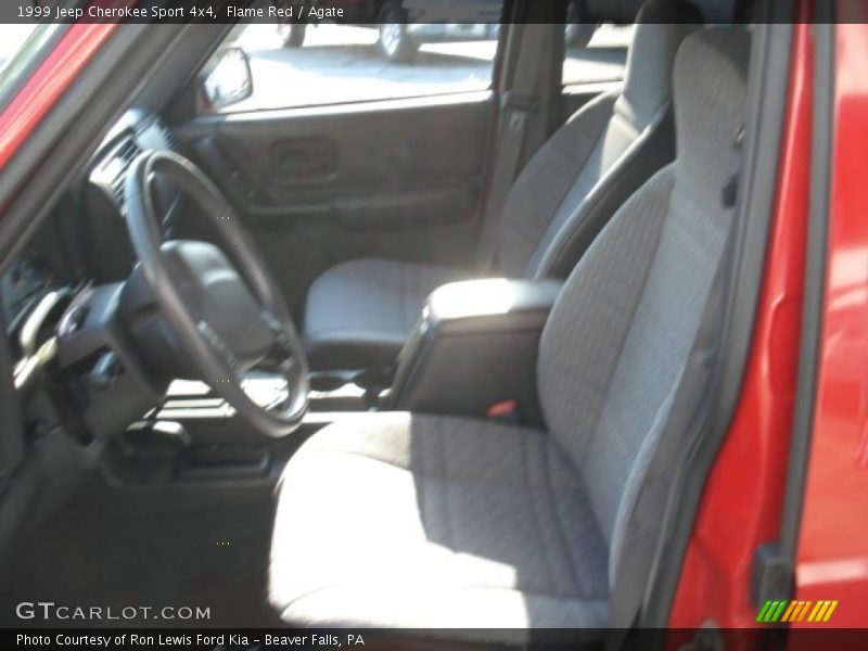 Flame Red / Agate 1999 Jeep Cherokee Sport 4x4