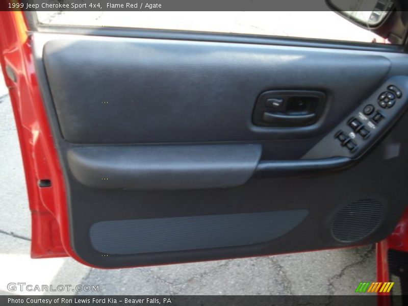 Flame Red / Agate 1999 Jeep Cherokee Sport 4x4