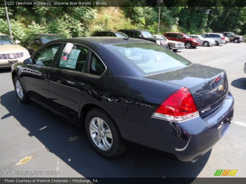 Imperial Blue Metallic / Ebony 2012 Chevrolet Impala LS