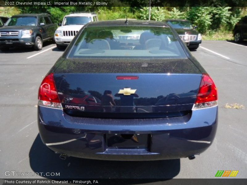 Imperial Blue Metallic / Ebony 2012 Chevrolet Impala LS
