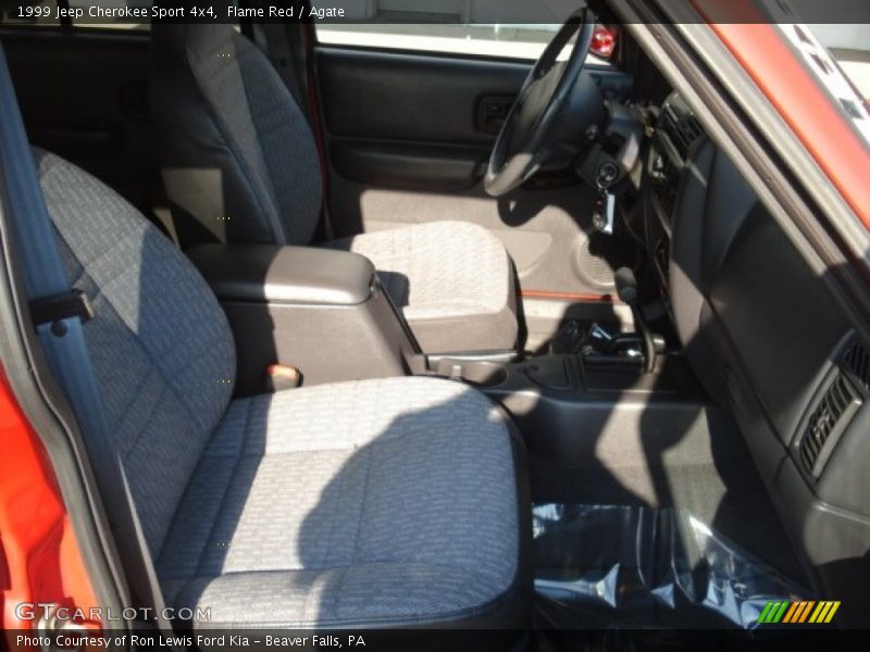 Flame Red / Agate 1999 Jeep Cherokee Sport 4x4