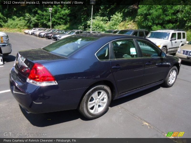 Imperial Blue Metallic / Ebony 2012 Chevrolet Impala LS