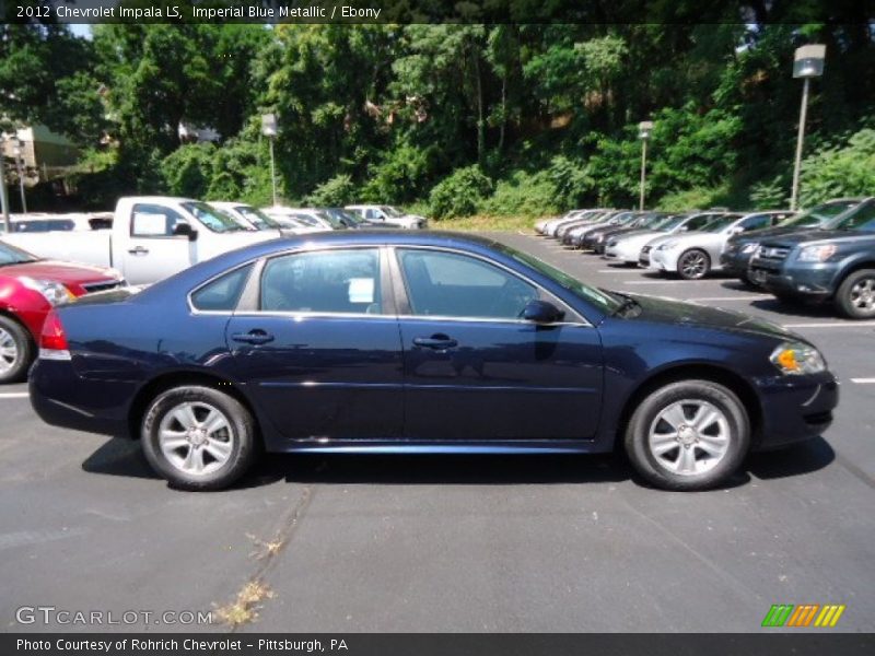 Imperial Blue Metallic / Ebony 2012 Chevrolet Impala LS
