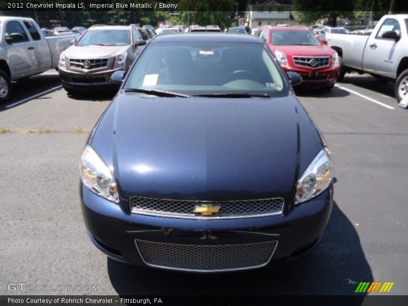 Imperial Blue Metallic / Ebony 2012 Chevrolet Impala LS