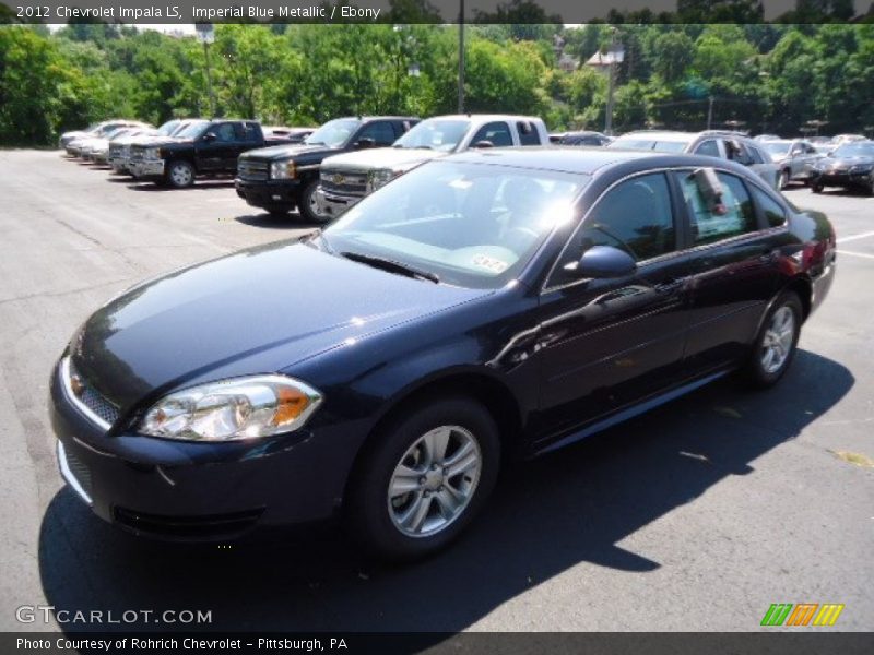 Imperial Blue Metallic / Ebony 2012 Chevrolet Impala LS
