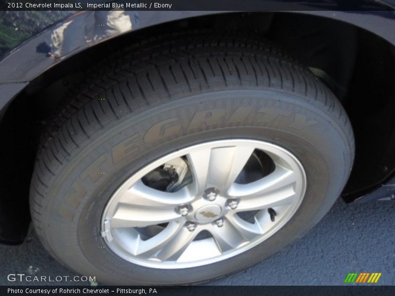 Imperial Blue Metallic / Ebony 2012 Chevrolet Impala LS