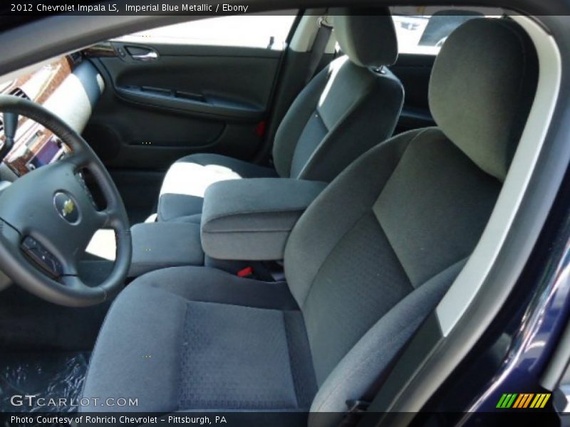 Imperial Blue Metallic / Ebony 2012 Chevrolet Impala LS