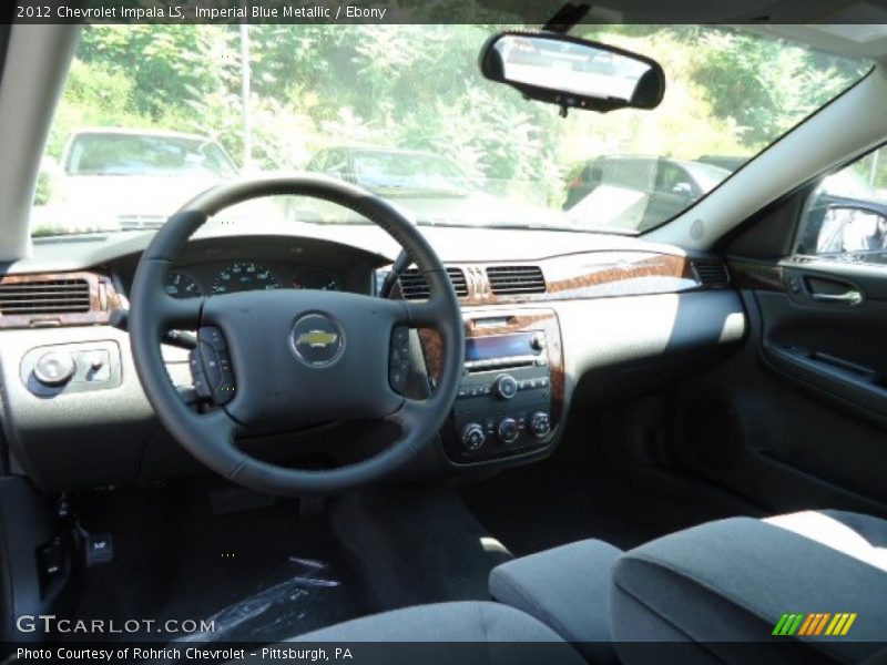 Imperial Blue Metallic / Ebony 2012 Chevrolet Impala LS
